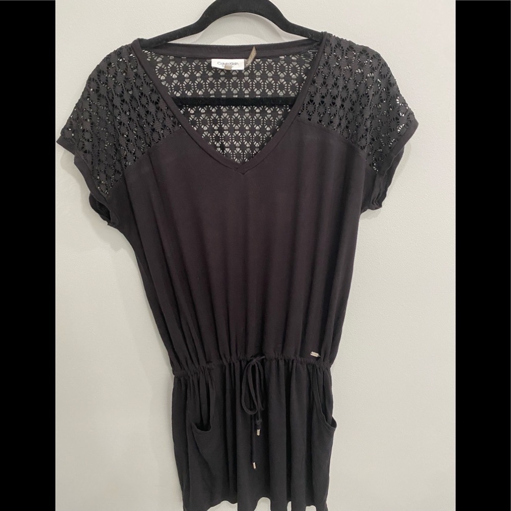 Calvin Klein Swimwear Black Coverup
